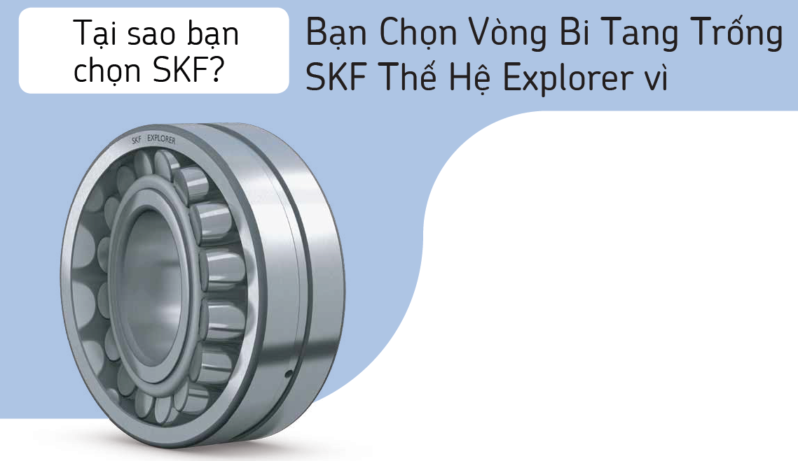 Bạn Chọn Vòng Bi Tang Trống SKF Thế Hệ Explorer vì Bạn Chọn Vòng Bi Tang Trống SKF Thế Hệ Explorer vì